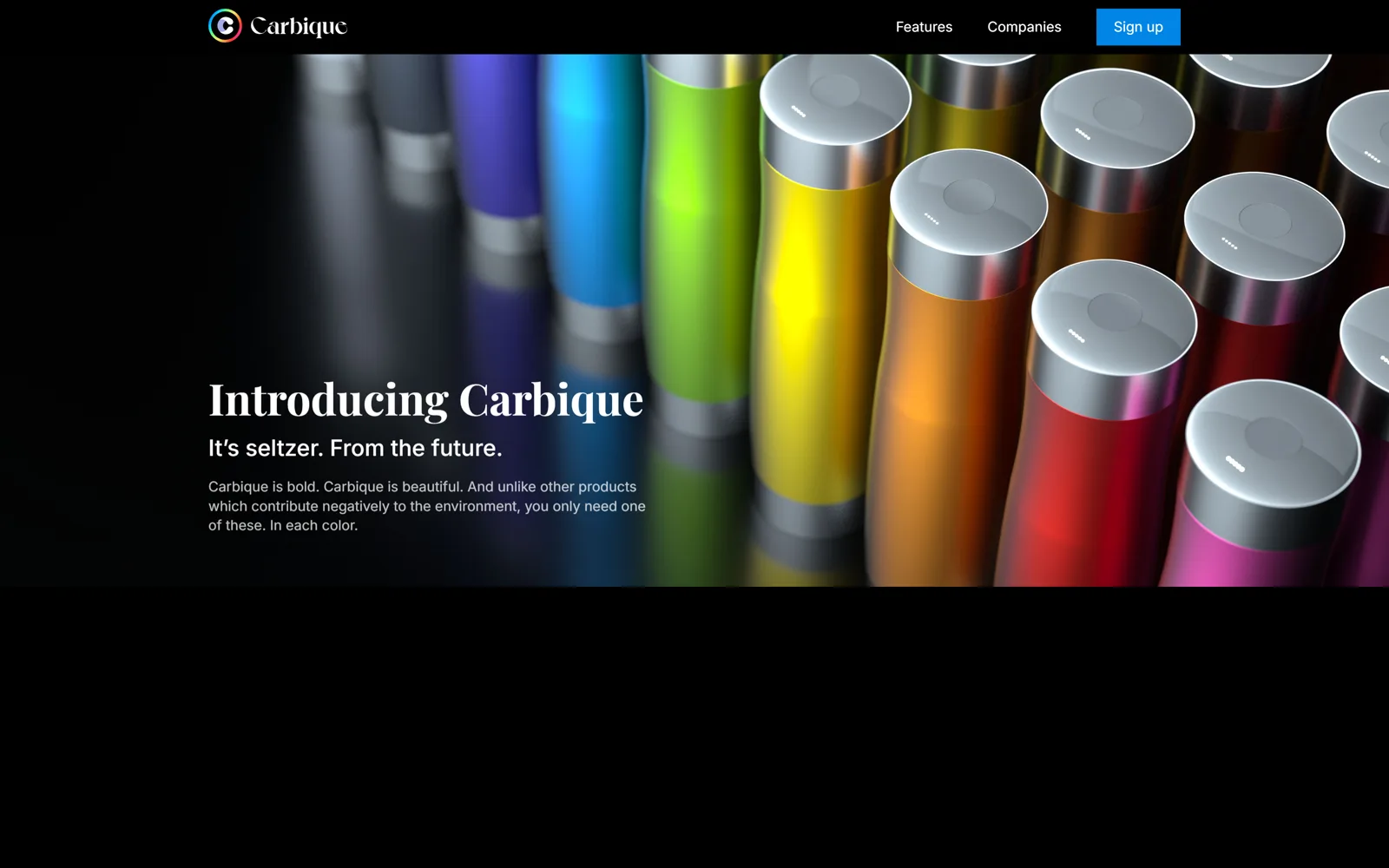 Carbique: Consumer beverage launch